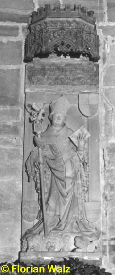 Epitaph: Bischof  Albrecht Graf von Wertheim