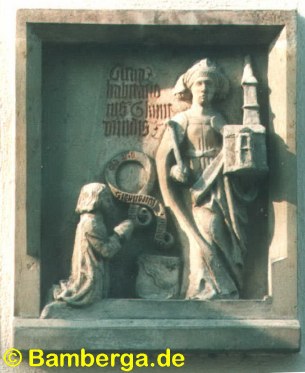 Die hl. Kunigunde als Stifterin von St. Stephan